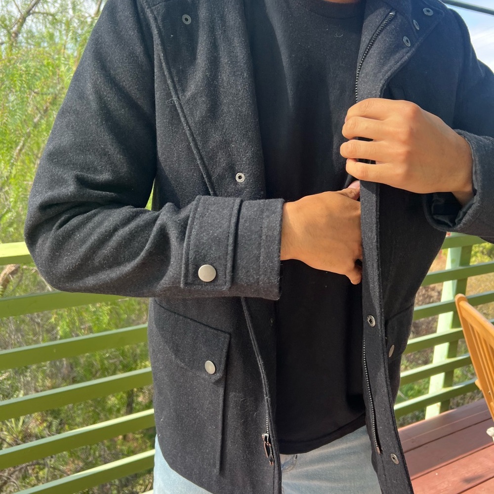 Men's Dark Grey Kenneth Cole Jacket